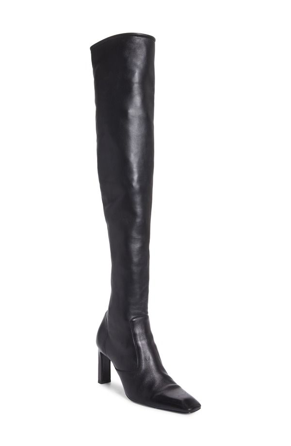 トーテム レディース シューズ ブーツ・レインブーツ TOTEME Over the Knee Stretch Boot Black ブラック
