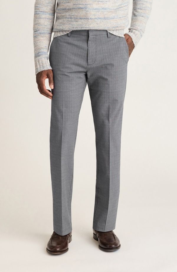 ボノボス メンズ ボトムス カジュアルパンツ コットン Bonobos Weekday Warrior Stretch Cotton Dress Pants Monday Grey Check Heather グレー