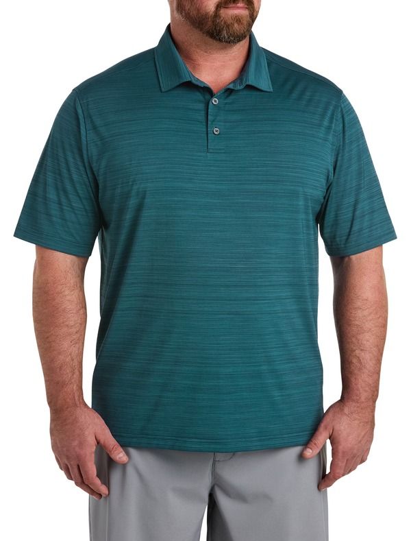 リーボック メンズ トップス ポロシャツ トール Reebok Big Tall Performance SpaceDyed Polo Shirt Retro Teal ティール
