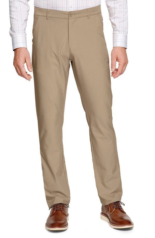 ジョンストンアンドマーフィー メンズ ボトムス カジュアルパンツ Johnston Murphy XC4 Performance Flat Front Pants Beige ベージュ