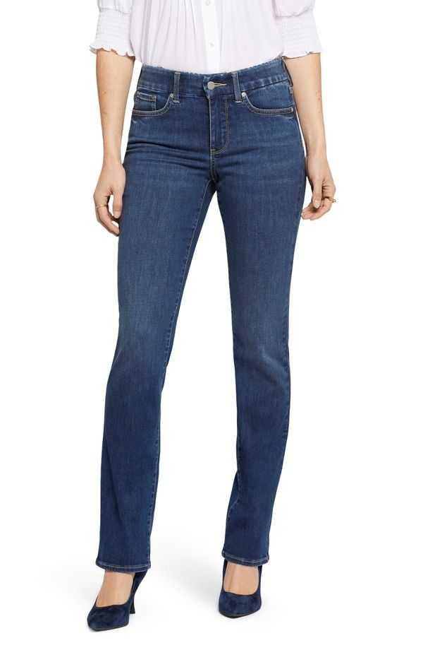 エヌワイディージェイ レディース ボトムス デニムパンツ ストレート ジーンズ NYDJ Waist Match Marilyn Straight Leg Jeans Cambridge