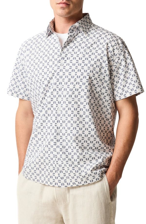 ロッドアンドグン メンズ トップス シャツ Rodd Gunn Crown Hill Short Sleeve ButtonUp Shirt Royal 29,120円