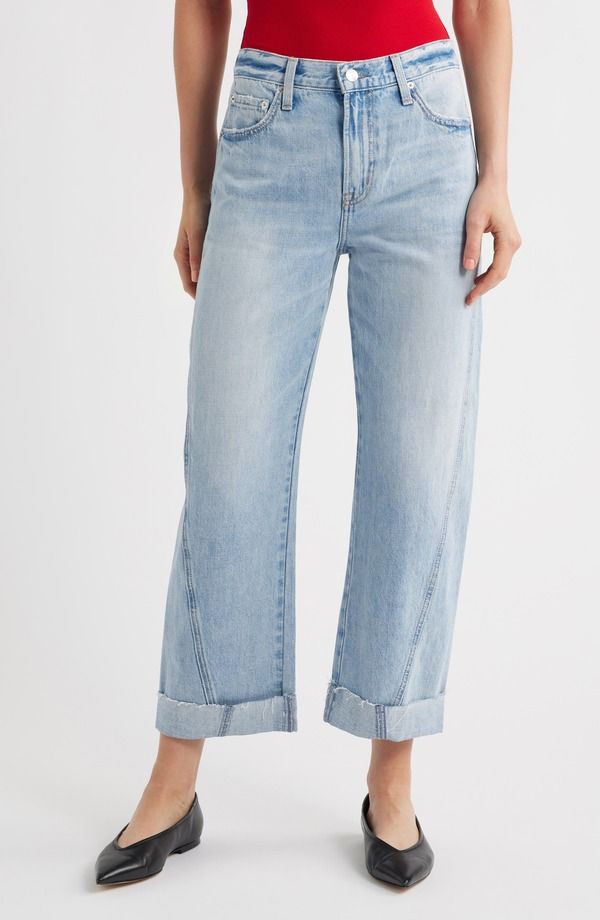 ピストーラ レディース ボトムス デニムパンツ ハイウエスト ジーンズ Pistola Kacey Cuffed High Waist Boyfriend Jeans Berkeley