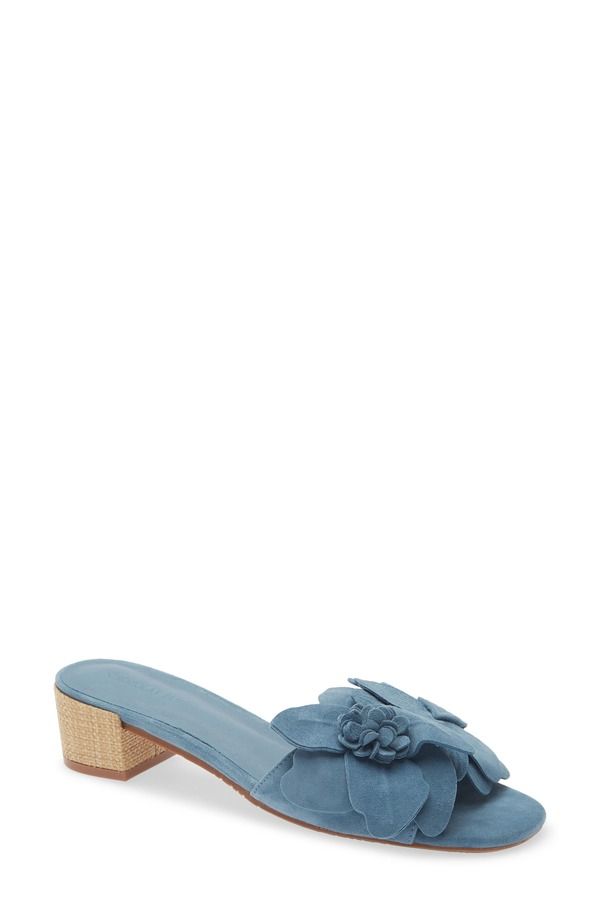 ショコラブルー レディース シューズ ヒール サンダル Chocolat Blu Baja Embellished Sandal Blue Suede ブルー