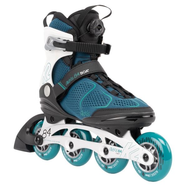 ケーツー レディース シューズ スニーカー K2 Alexis 84 Boa Teal Womens Inline Skates TealWhite ホワイト
