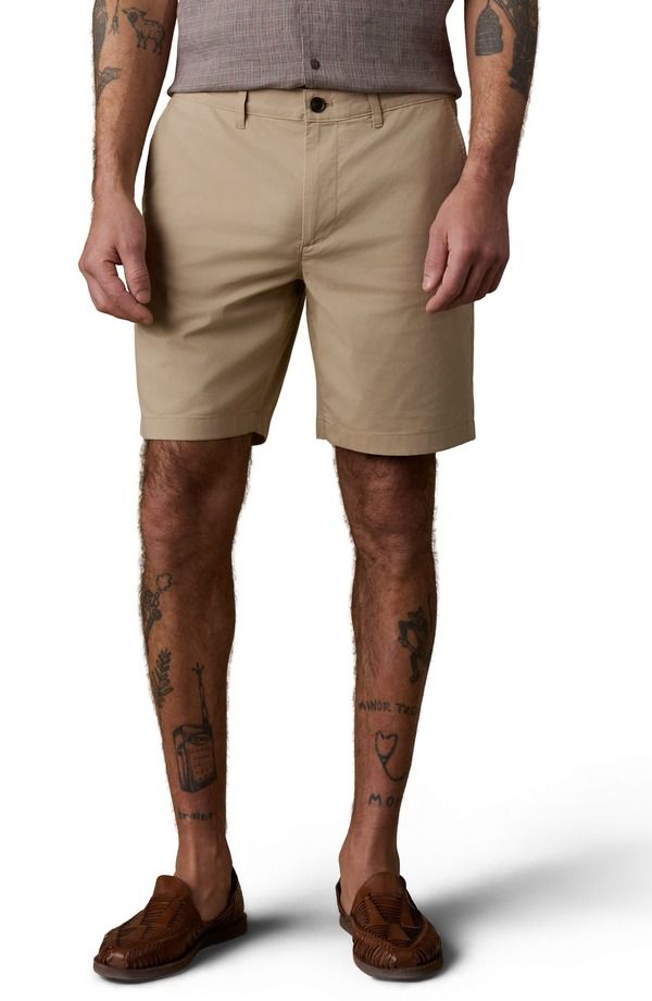 ファレティ メンズ ボトムス ハーフパンツ・ショーツ ショートパンツ コットン Faherty Movement Organicotton Blend Chino Shorts Island West Khaki カーキ
