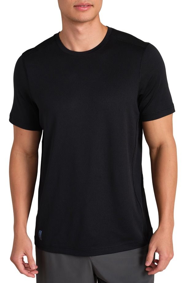 ローヌ メンズ トップス Tシャツ Rhone Invictus V2 Performance TShirt Pure Black ブラック