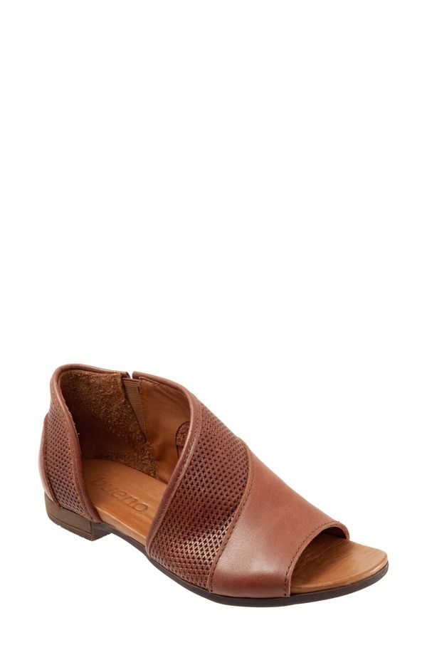 ブエノ レディース シューズ サンダル Bueno Tahiti Half dOrsay Sandal Tan Leather タン