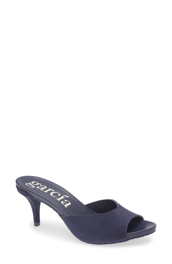ペドロガルシア レディース シューズ ヒール サンダル Pedro Garcia Welch Slide Sandal Ink Castoro