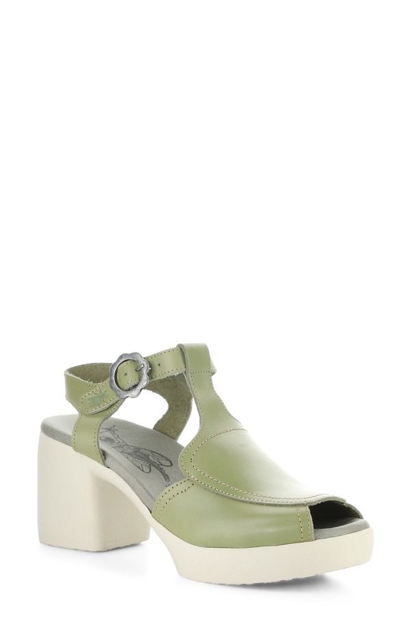 フライロンドン レディース シューズ ヒール プラットフォーム サンダル アンクル Fly London Flig Ankle Straplatform Sandal Smog