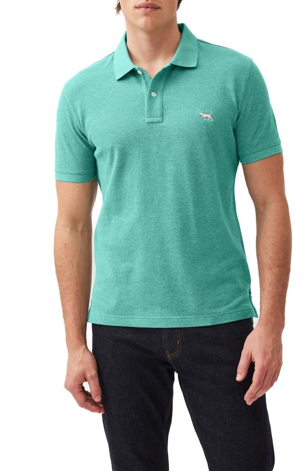 ロッドアンドグン メンズ トップス ポロシャツ コットン Rodd Gunn Piqu Sports Fit Cotton Polo Turquoise ターコイズ 17,381円