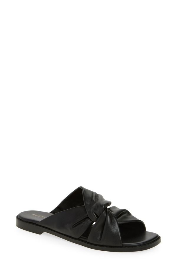 セシリア ニューヨーク レディース シューズ サンダル Cecelia New York Idea Slide Sandal Black ブラック