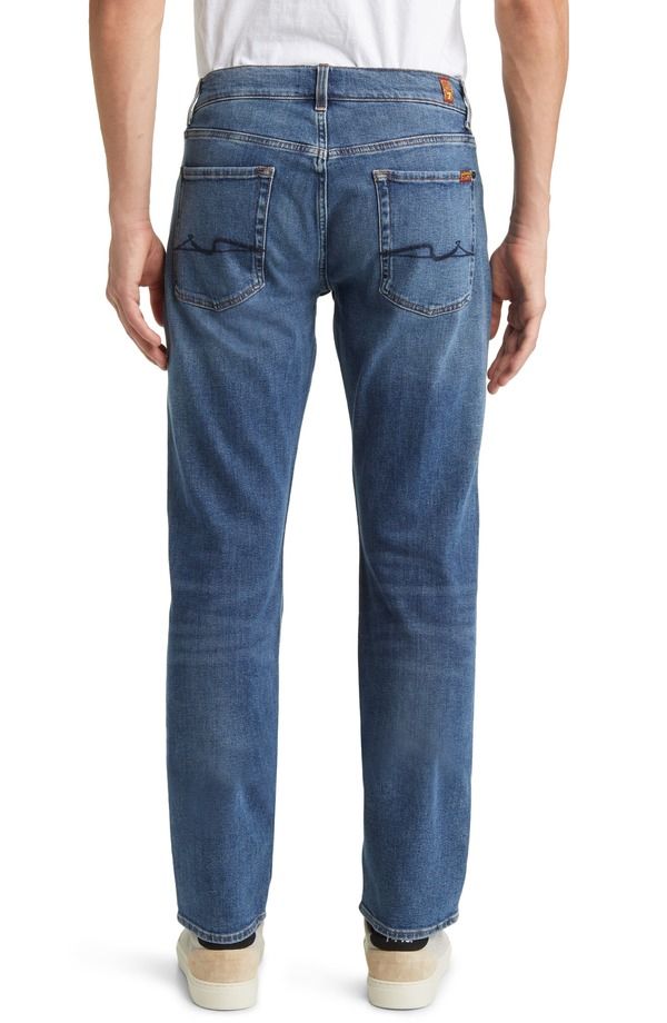 セブンフォーオールマンカインド メンズ ボトムス デニムパンツ ストレート ジーンズ 7 For All Mankind The Straight Leg Jeans Gasp