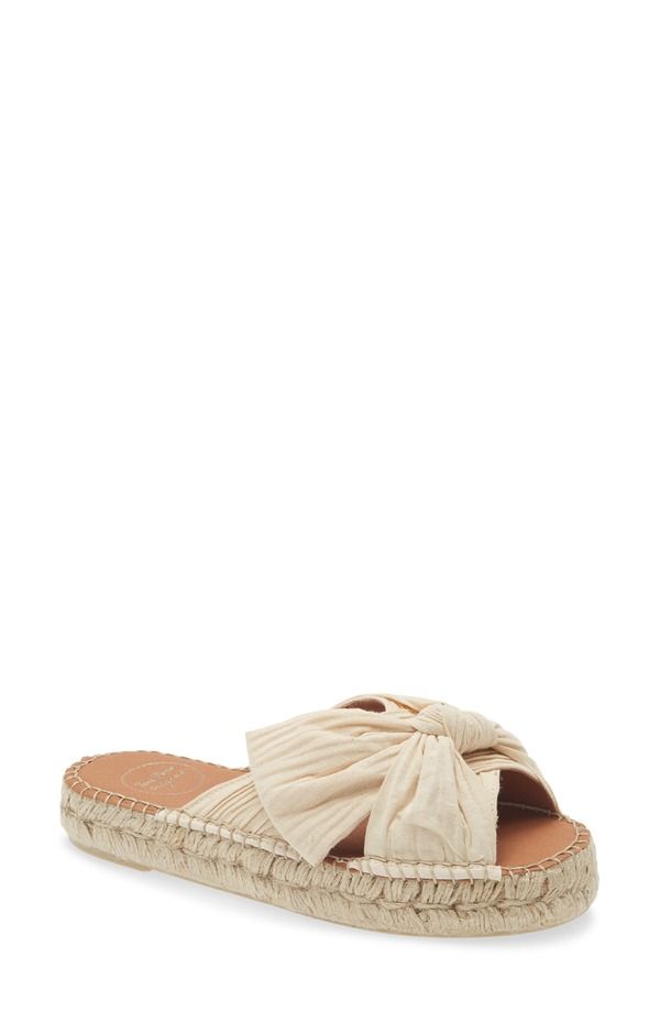 トニーポンズ レディース シューズ サンダル Toni Pons Elina Espadrille Slide Sandal Cream クリーム