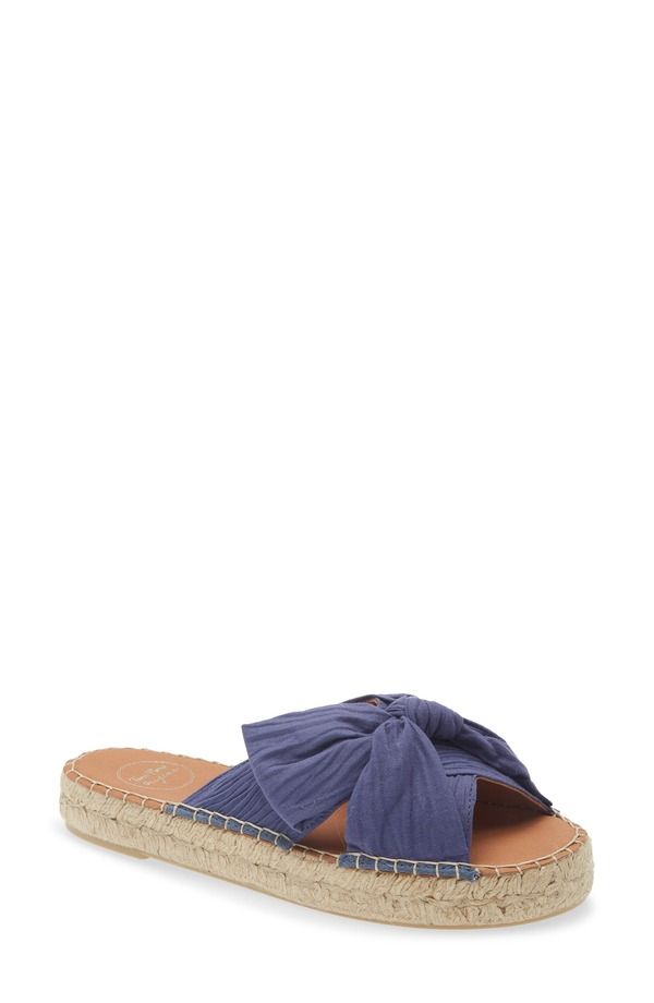 トニーポンズ レディース シューズ サンダル Toni Pons Elina Espadrille Slide Sandal Blue ブルー