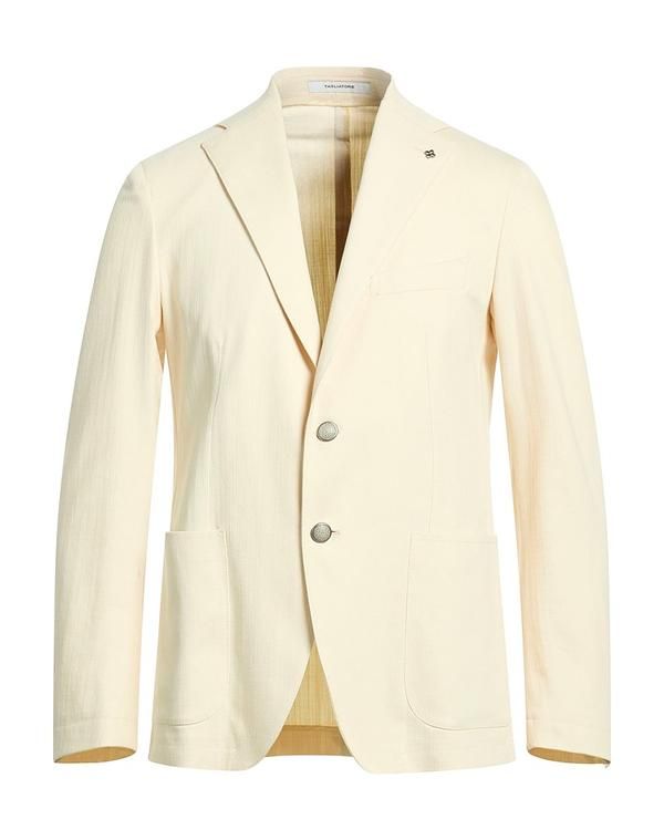タリアトーレ メンズ アウター ジャケット・ブルゾン TAGLIATORE テーラードジャケット Off White オフホワイト