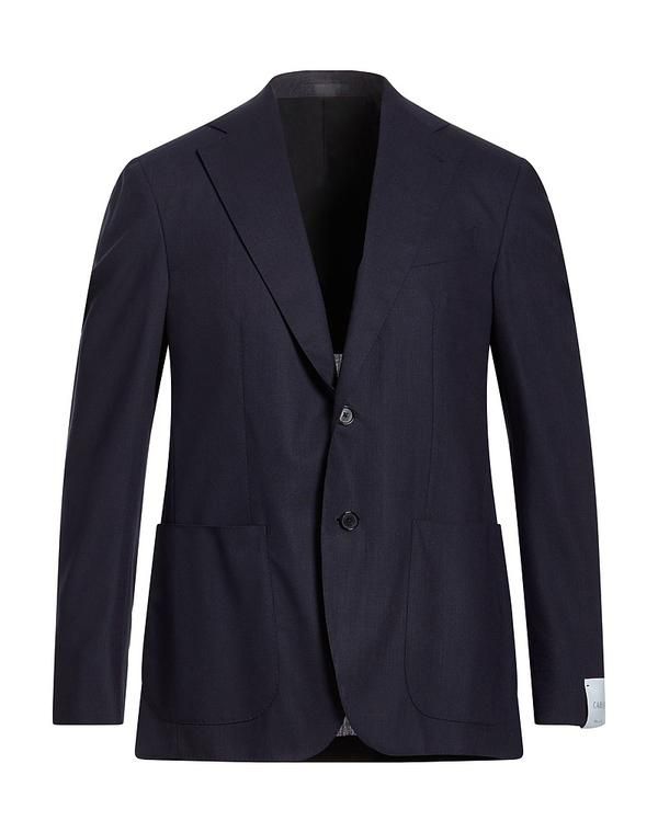カルーゾ メンズ アウター ジャケット・ブルゾン CARUSO テーラードジャケット Midnight Blue ブルー