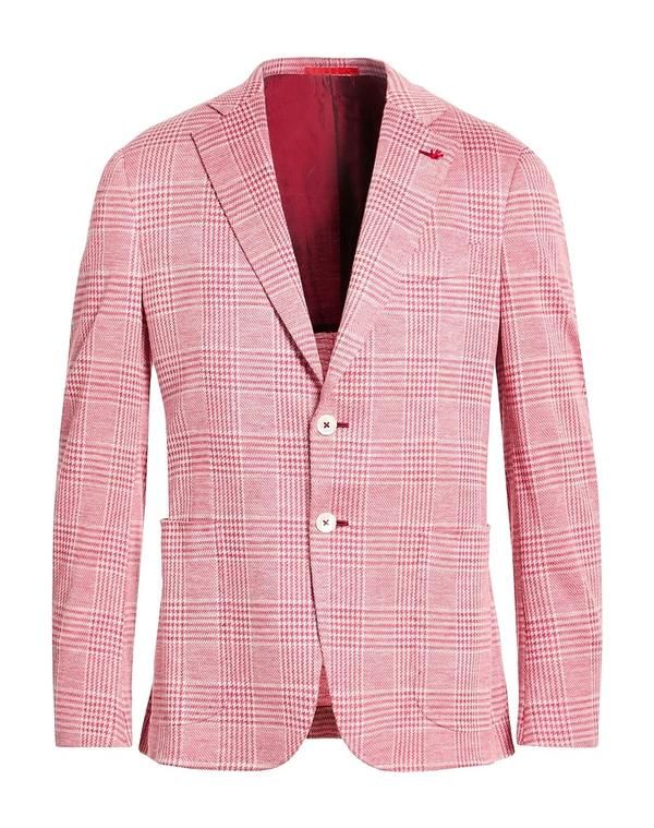 イザイア メンズ アウター ジャケット・ブルゾン ISAIA テーラードジャケット Red レッド 308,160円