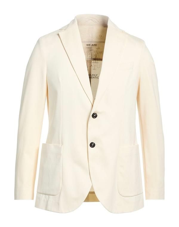チルコロ 1901 メンズ アウター ジャケット・ブルゾン CIRCOLO 1901 テーラードジャケット Off White オフホワイト