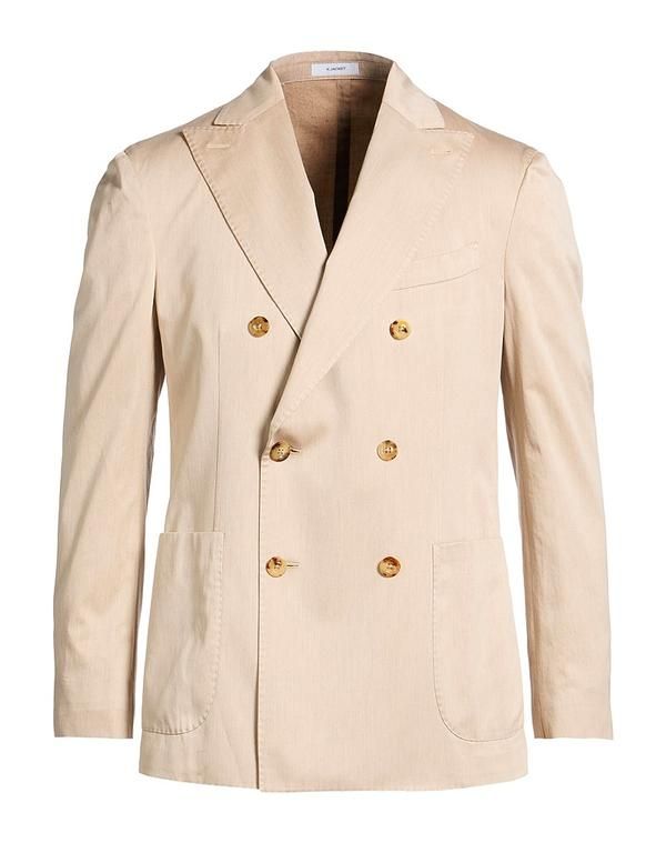 ボリオリ メンズ アウター ジャケット・ブルゾン BOGLIOLI テーラードジャケット Beige ベージュ