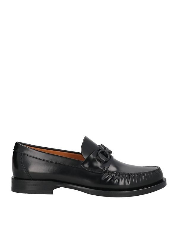 フェラガモ メンズ シューズ スリッポン・ローファー FERRAGAMO モカシン Black ブラック