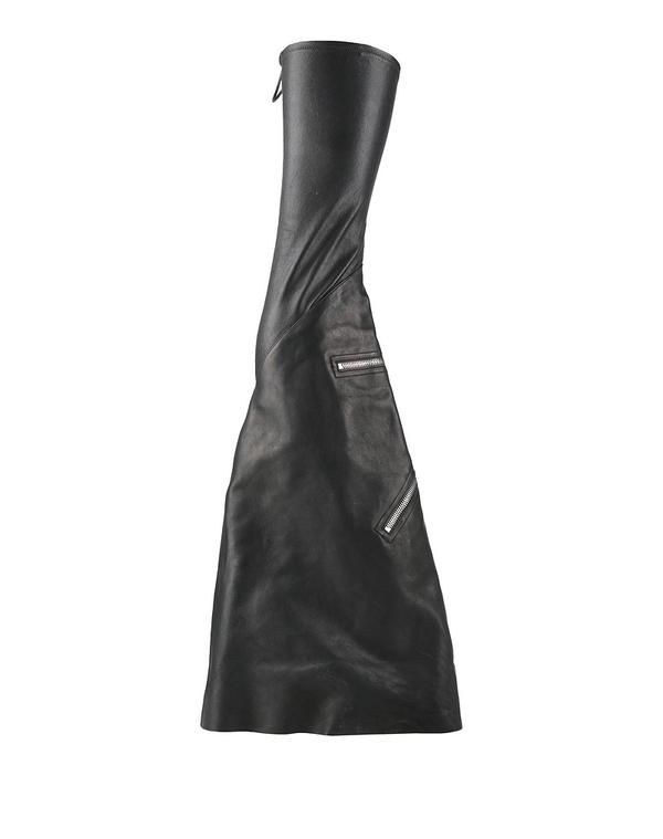リックオウエンス メンズ シューズ ブーツ・レインブーツ RICK OWENS ショートブーツ Black ブラック