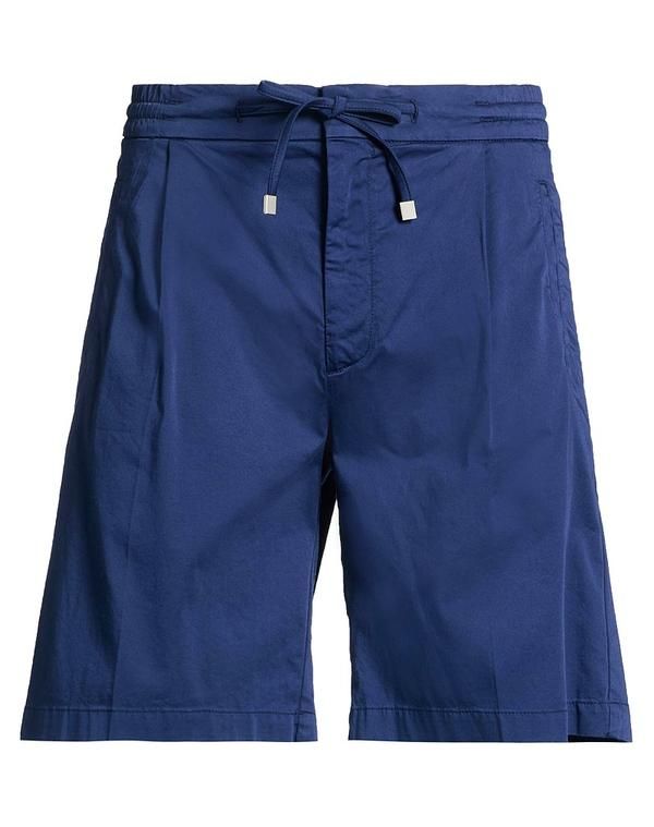 ラルディーニ メンズ ボトムス ハーフパンツ・ショーツ LARDINI ショートパンツ＆バミューダパンツ Midnight Blue ブルー