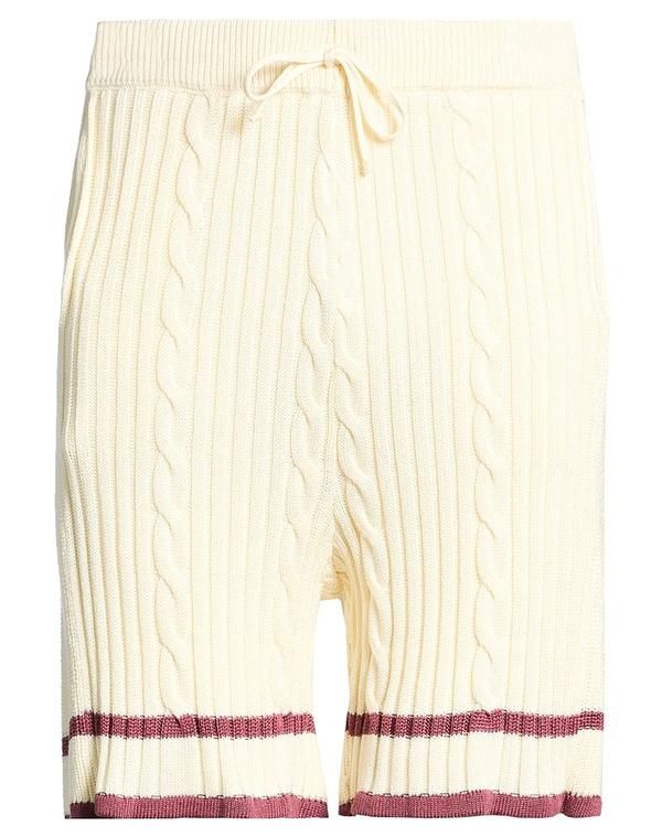 ラルディーニ メンズ ボトムス ハーフパンツ・ショーツ LARDINI ショートパンツ＆バミューダパンツ Ivory アイボリー