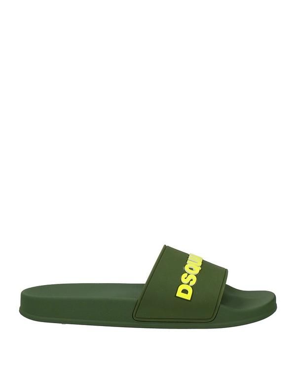 ディースクエアード メンズ シューズ サンダル DSQUARED2 スライドサンダル＆スリッパ Military Green グリーン