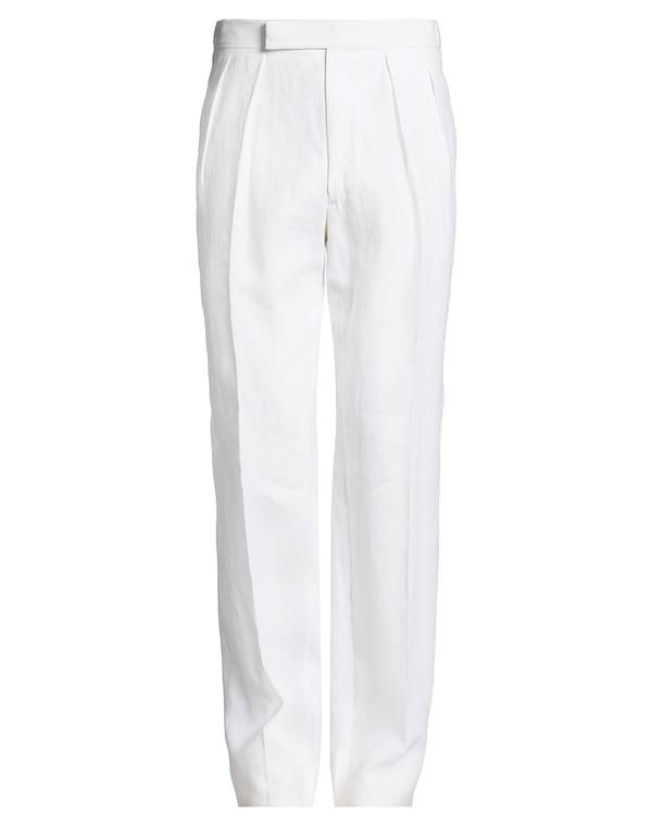 カルーゾ メンズ ボトムス カジュアルパンツ CARUSO クラシックパンツ White ホワイト