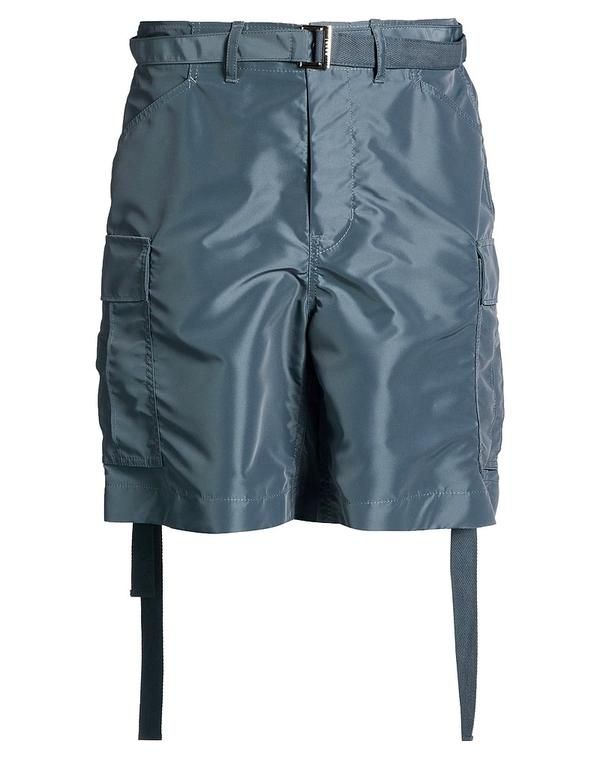 サカイ メンズ ボトムス ハーフパンツ・ショーツ SACAI ショートパンツ＆バミューダパンツ Blue Gray グレー