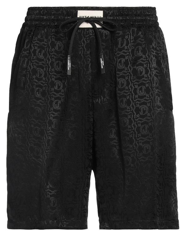 ジャストカバリ メンズ ボトムス ハーフパンツ・ショーツ JUST CAVALLI ショートパンツ＆バミューダパンツ Black ブラック