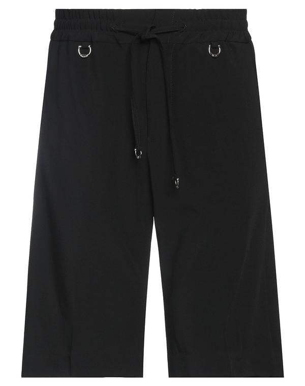 ジョン リッチモンド メンズ ボトムス ハーフパンツ・ショーツ JOHN RICHMOND ショートパンツ＆バミューダパンツ Black ブラック