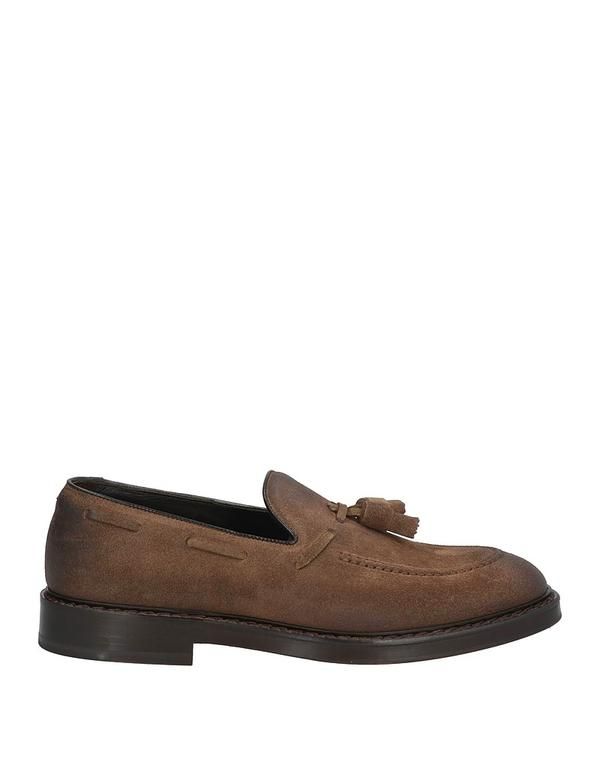 ドンカルズ メンズ シューズ スリッポン・ローファー DOUCALS モカシン Khaki カーキ