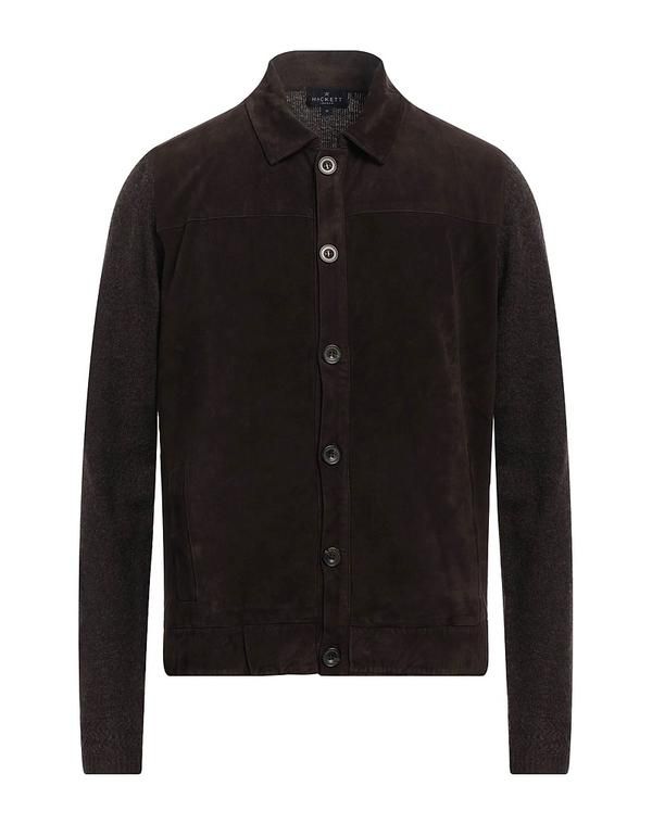 ハケット メンズ アウター ジャケット・ブルゾン HACKETT ブルゾン Dark Brown ブラウン