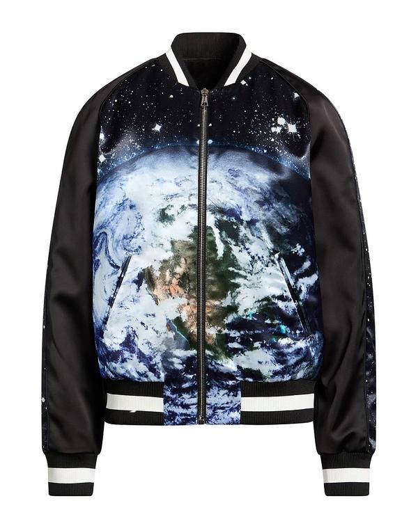 バルマン メンズ アウター ジャケット・ブルゾン BALMAIN ボンバージャケット Midnight Blue ブルー