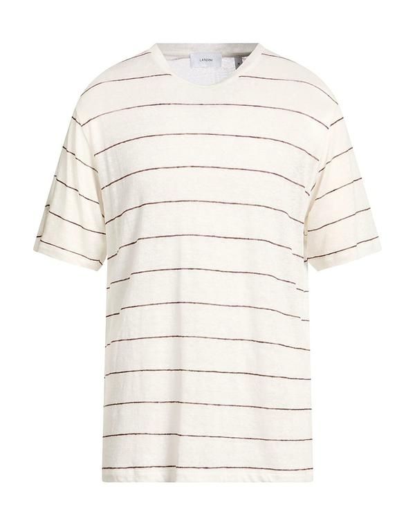 ラルディーニ メンズ トップス Tシャツ LARDINI Ｔシャツ Off White オフホワイト