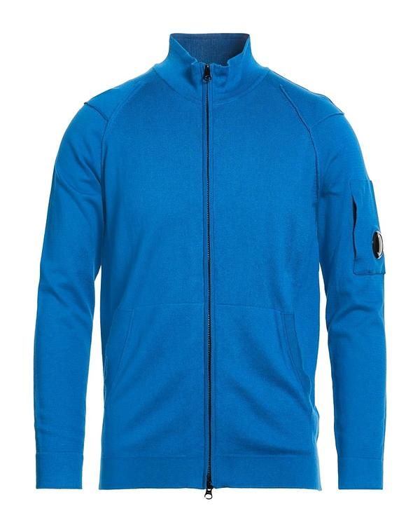 シーピーカンパニー メンズ アウター カーディガン CP COMPANY カーディガン Blue ブルー