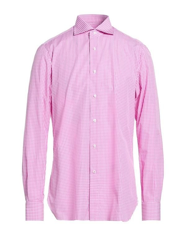 イザイア メンズ トップス シャツ ISAIA チェック柄シャツ Mauve