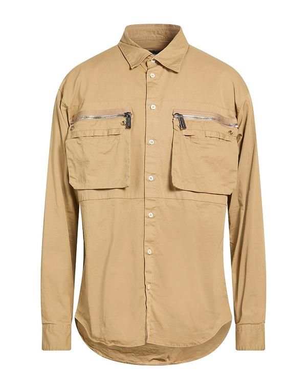 ディースクエアード メンズ トップス シャツ DSQUARED2 無地シャツ Camel キャメル