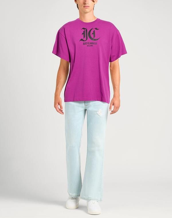 ジャストカバリ メンズ トップス Tシャツ JUST CAVALLI Tシャツ Mauve ジャストカバリ メンズ トップス Tシャツ JUST CAVALLI Tシャツ Mauve