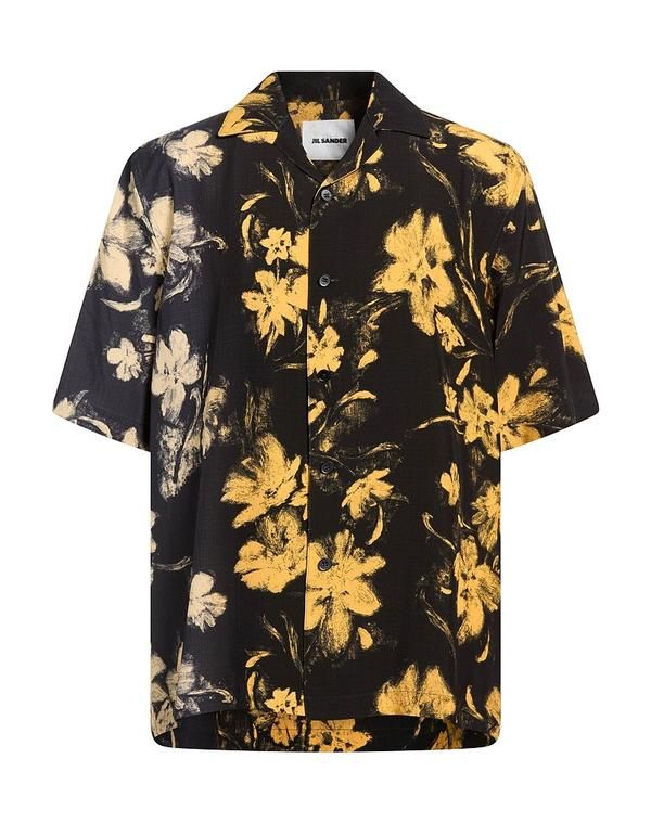 ジル・サンダー メンズ トップス シャツ JIL SANDER 柄入りシャツ Black ブラック 92,840円