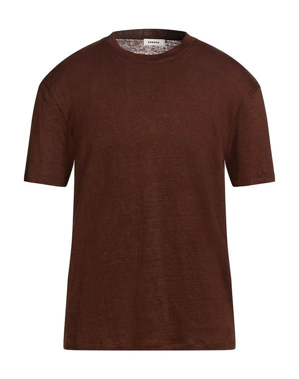 サンドロ メンズ トップス Tシャツ SANDRO Ｔシャツ Brown ブラウン