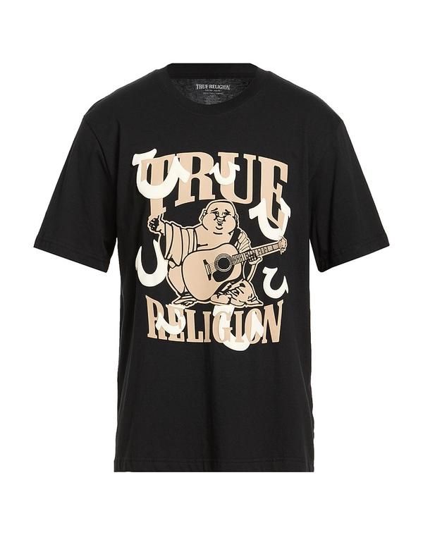 トゥルーレリジョン メンズ トップス Tシャツ TRUE RELIGION Ｔシャツ Black ブラック