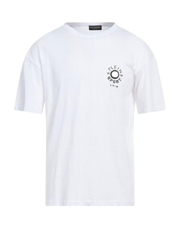 プレイン スポーツ メンズ トップス Tシャツ PLEIN SPORT Ｔシャツ White ホワイト