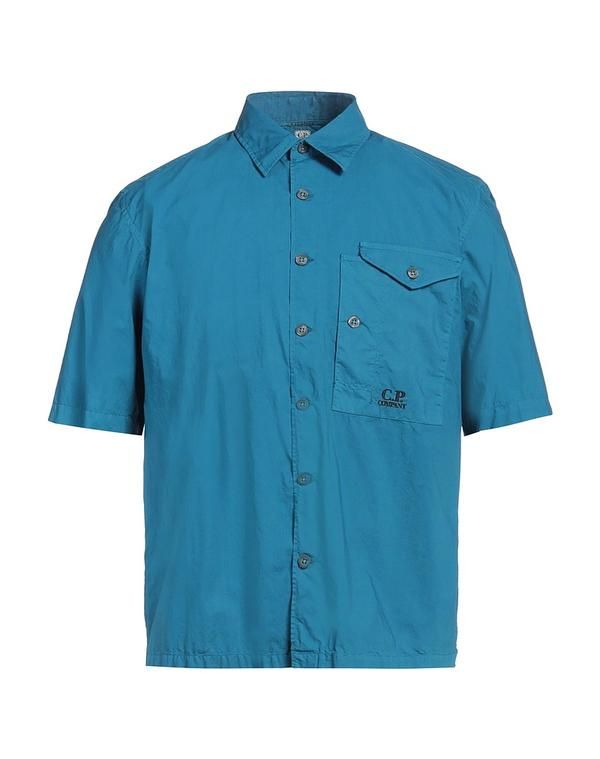 シーピーカンパニー メンズ トップス シャツ CP COMPANY 無地シャツ Deep Teal ティール