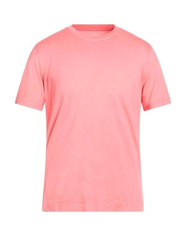 フェデーリ メンズ トップス Tシャツ FEDELI ベーシック Tシャツ Salmon Pink ピンク