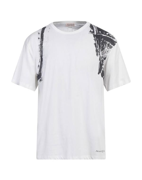 マックイーン メンズ トップス Tシャツ MCQUEEN Ｔシャツ White ホワイト