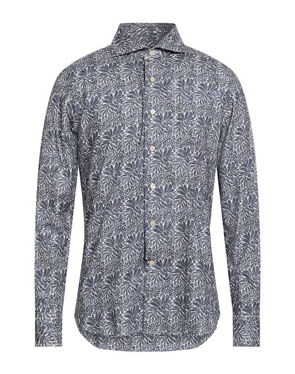 アレッサンドロゲラルディ メンズ トップス シャツ ALESSANDRO GHERARDI 柄入りシャツ Navy ネイビー