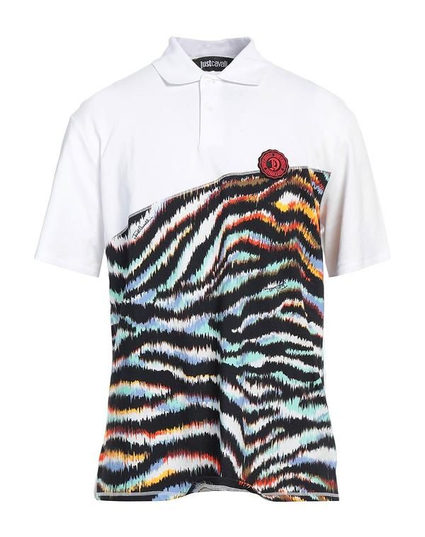 ジャストカバリ メンズ トップス ポロシャツ JUST CAVALLI ポロシャツ White ホワイト